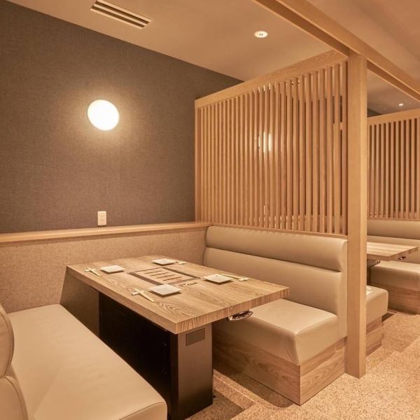 落ち着いた内装